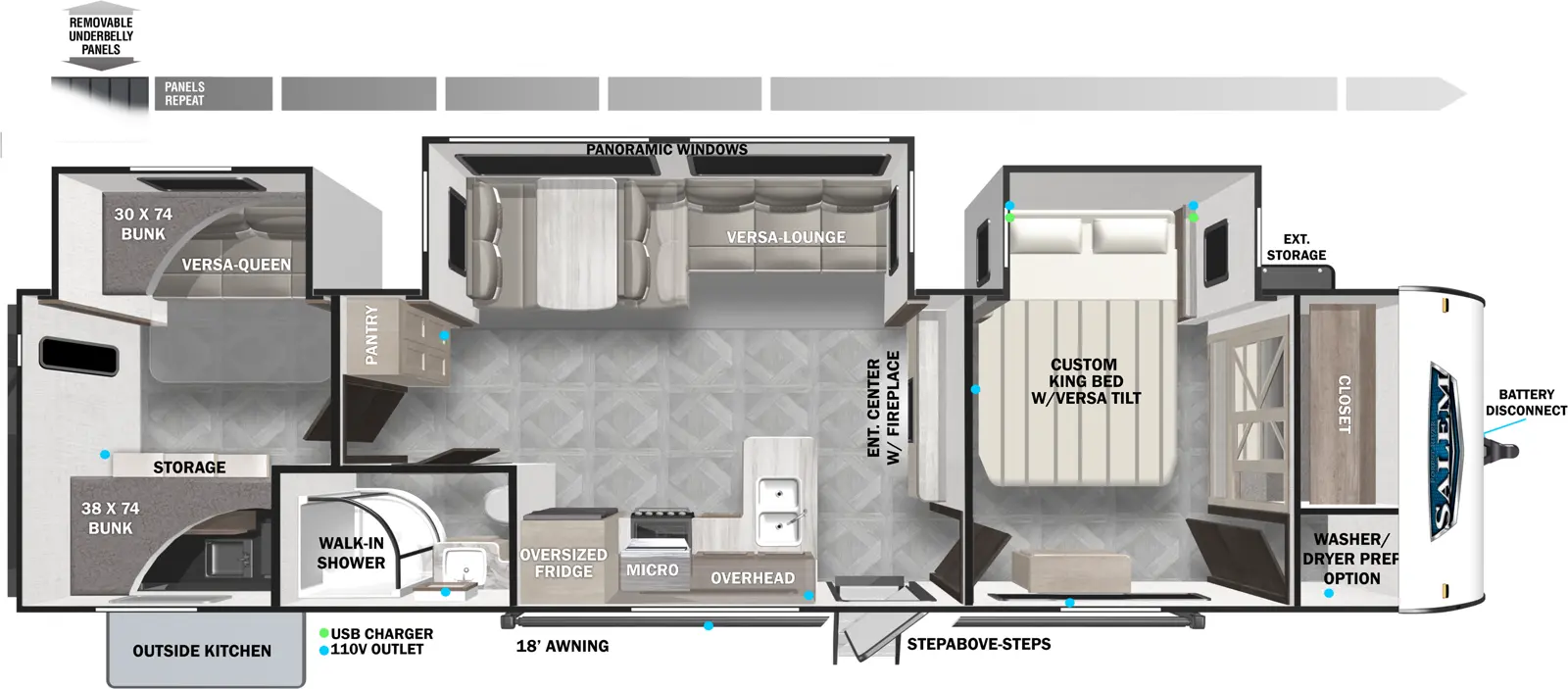 Salem 33TS Floorplan